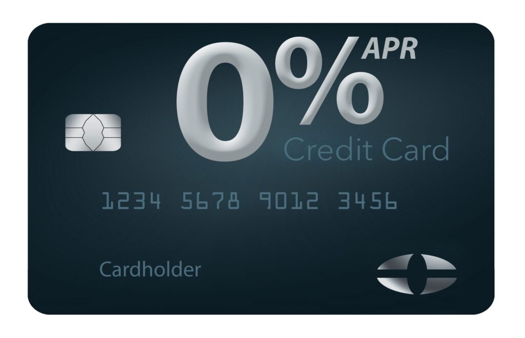 0 interest credit card